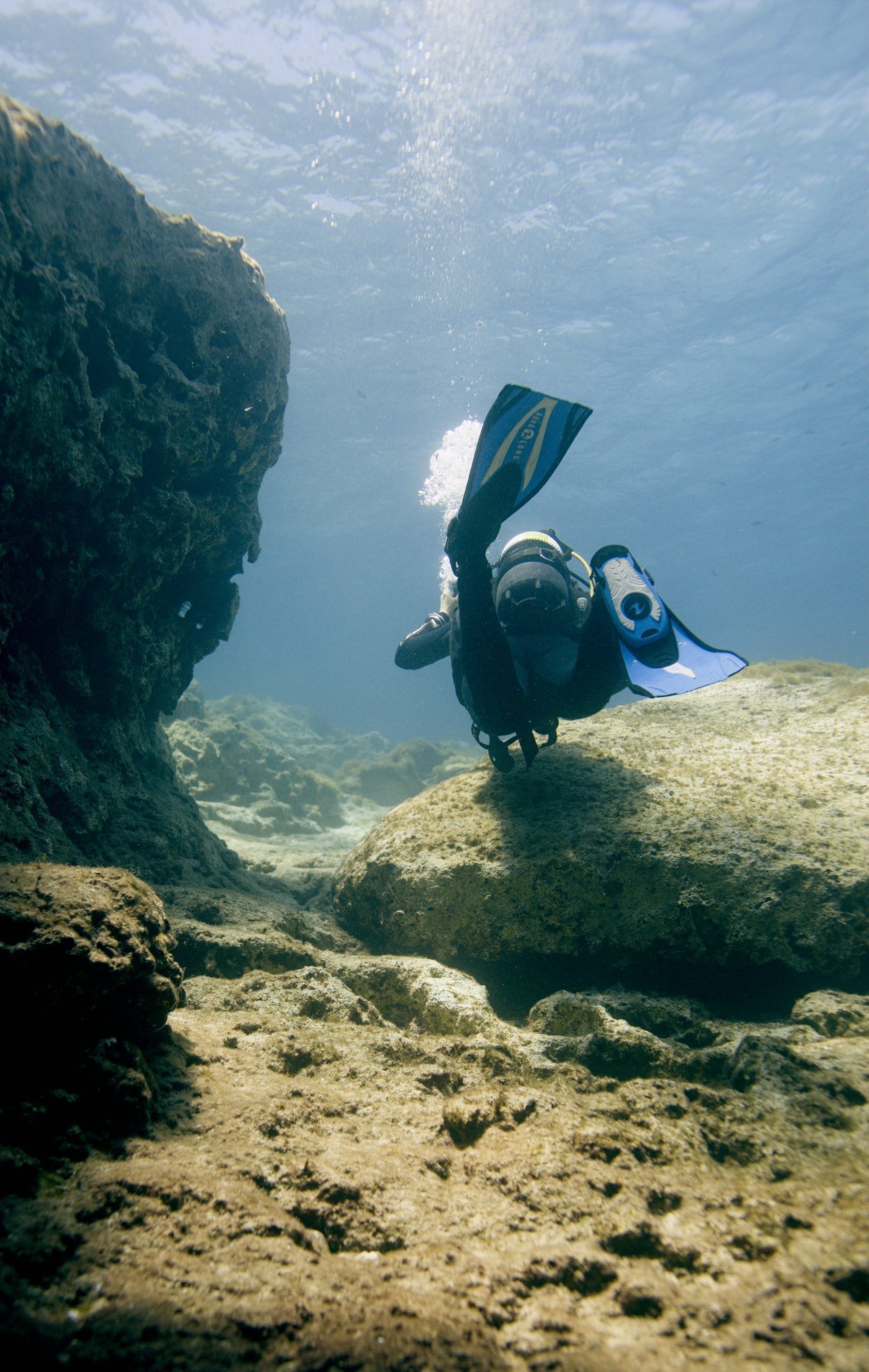 Cyclops Cave Dive Site Cape Greco Protaras Cyprus